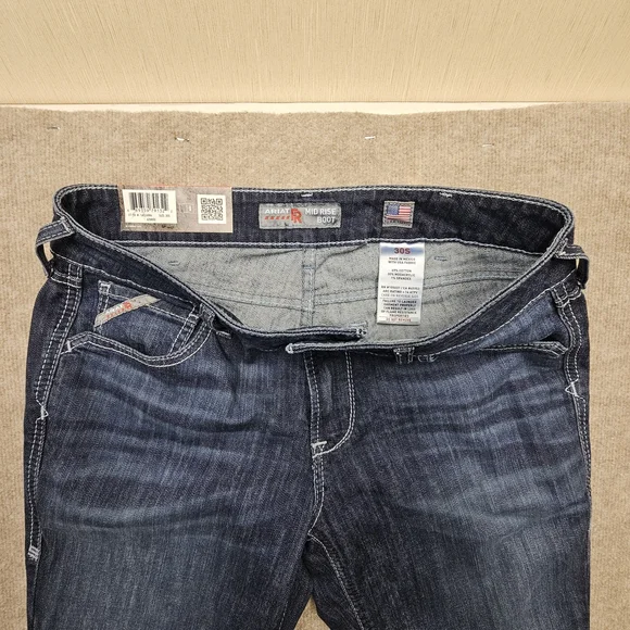 Ariat FR Womens Boot Cut Jeans 30S Mid Rise Stretch DuraStretch Flame Resistant - Picture 6 of 12